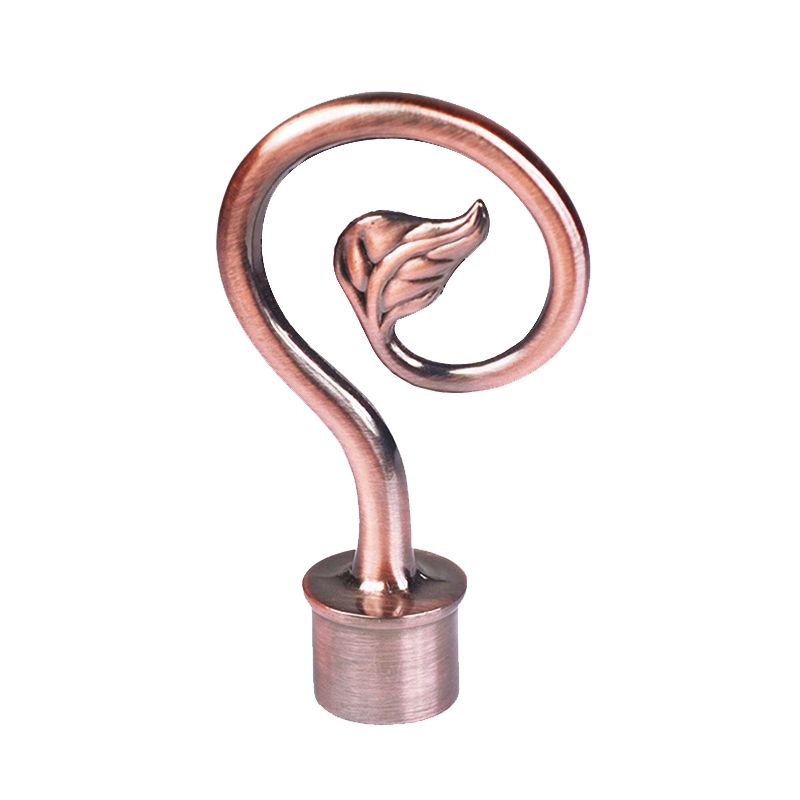 modern curtain rod finials