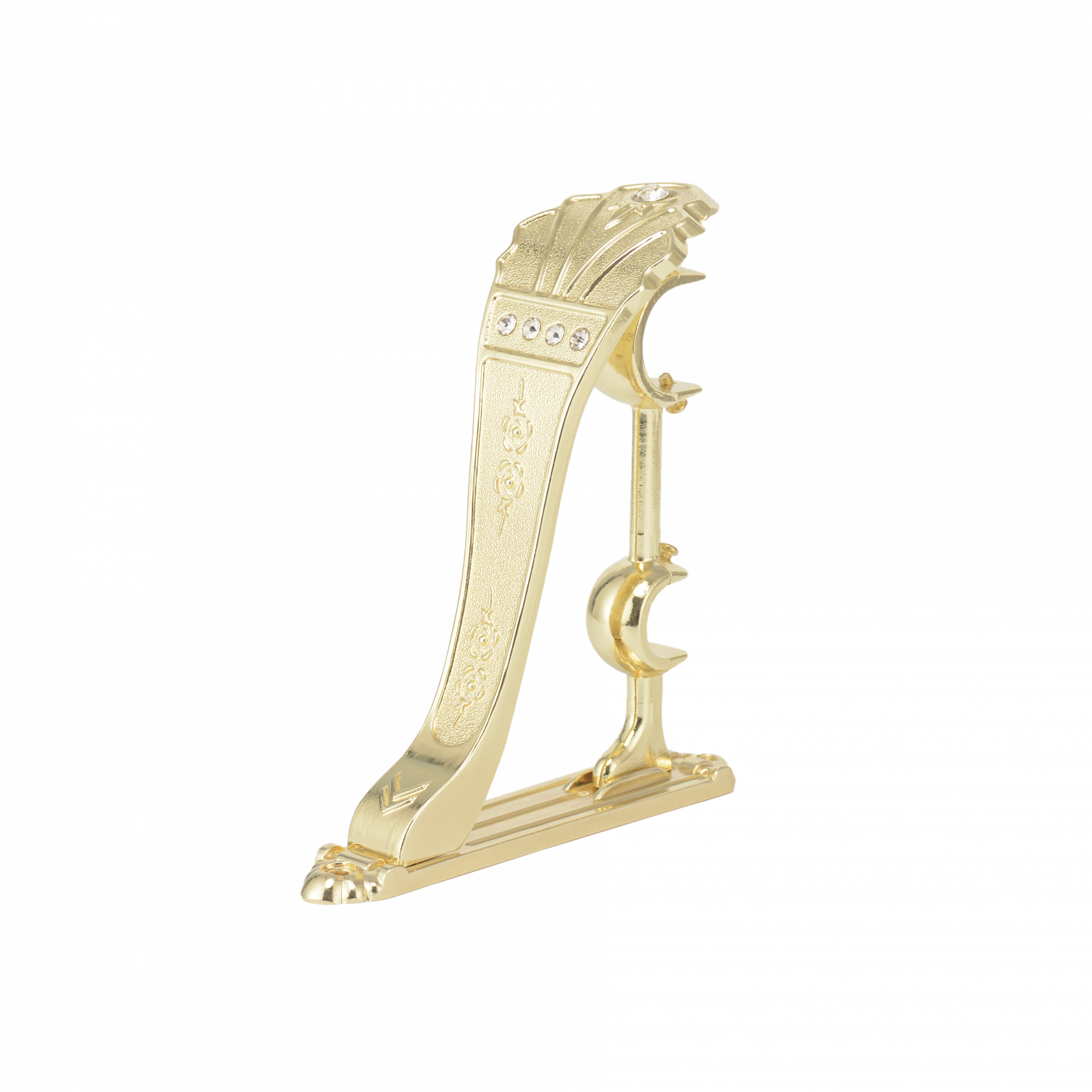 eyelet curtain pole brackets