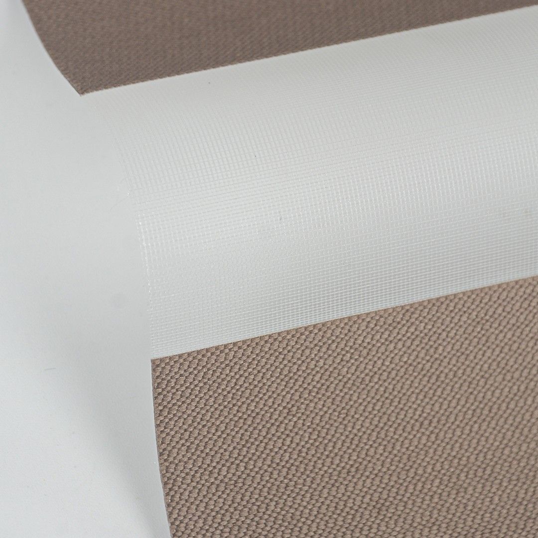 Polyester roller shutter fabric